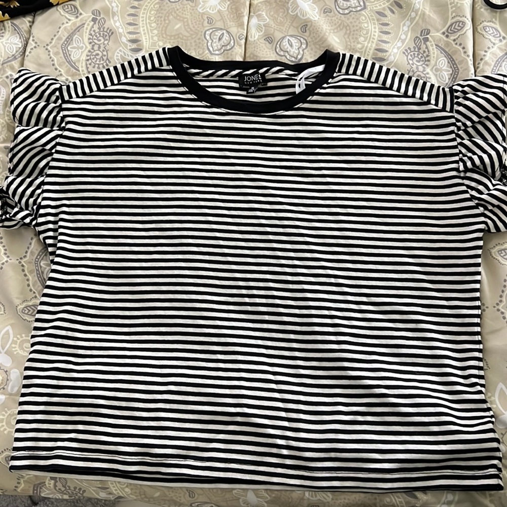 Black and white striped shirt